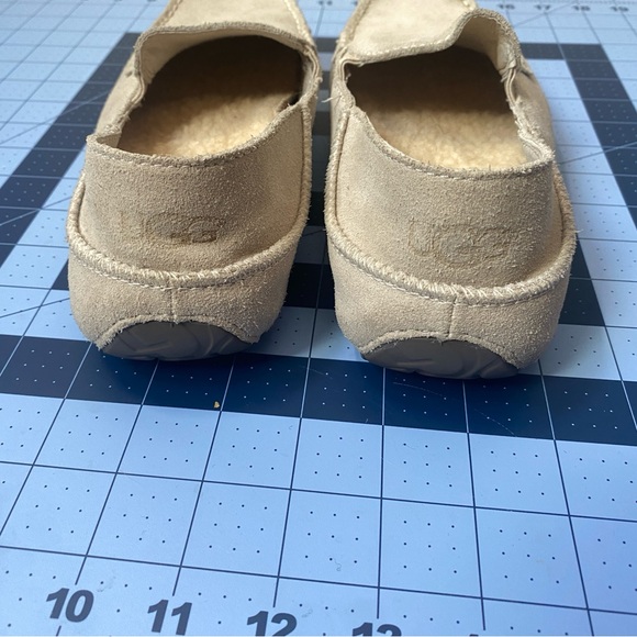 UGG Men’s Upshaw Leather Slip-on Loafer/ Slippers Interchangeable Insoles Size 8